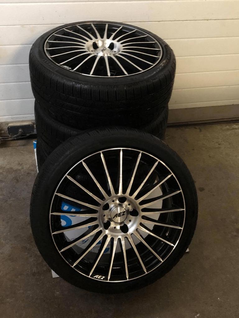 18” AEZ Velgen Winterset Pirelli Sottozero Runflat, Auto-onderdelen, Ophalen, 18 inch, Gebruikt, Banden en Velgen