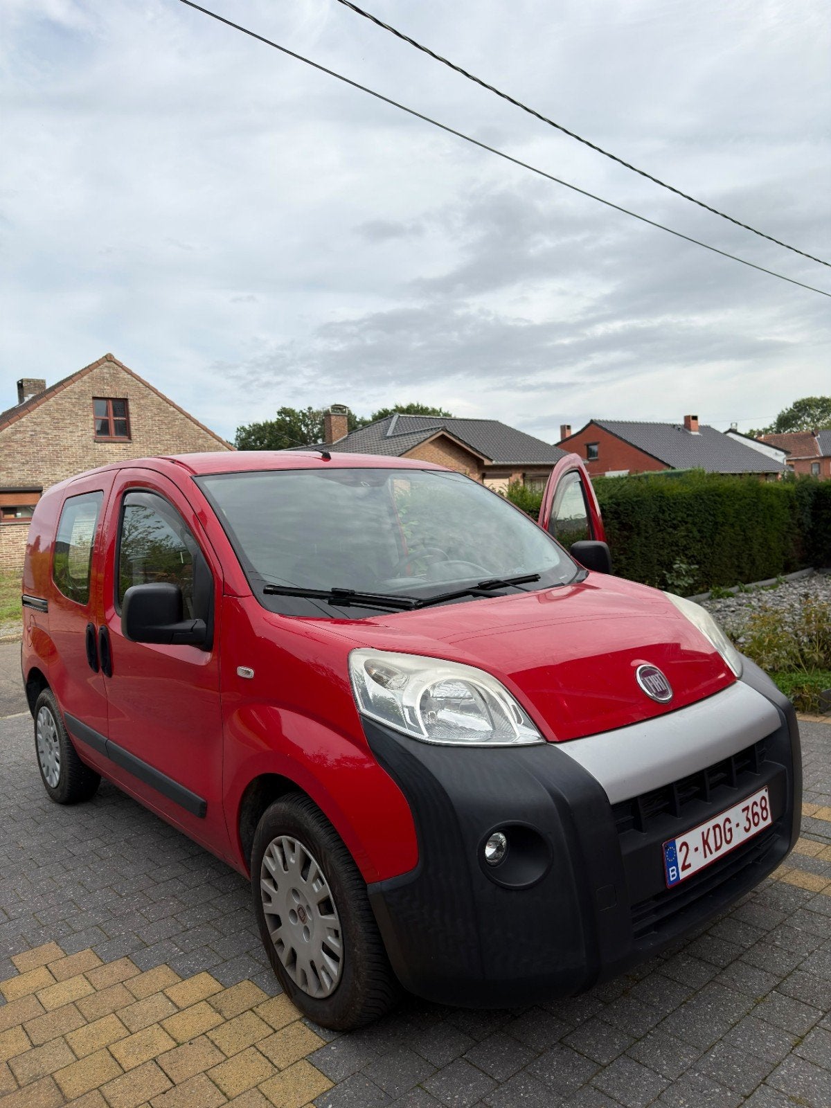 fiat fiorino lichte vracht 70000km, Stof, 4 cilinders, Grijs, Particulier