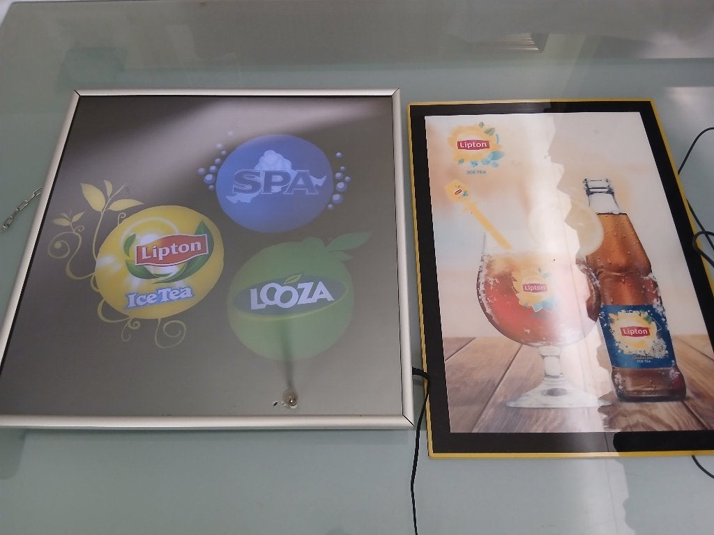 lichtreclame,reclamebord,neon, verlichting,mancave, Verzamelen, Merken en Reclamevoorwerpen, Ophalen, Nieuw, Lichtbak of (neon) lamp