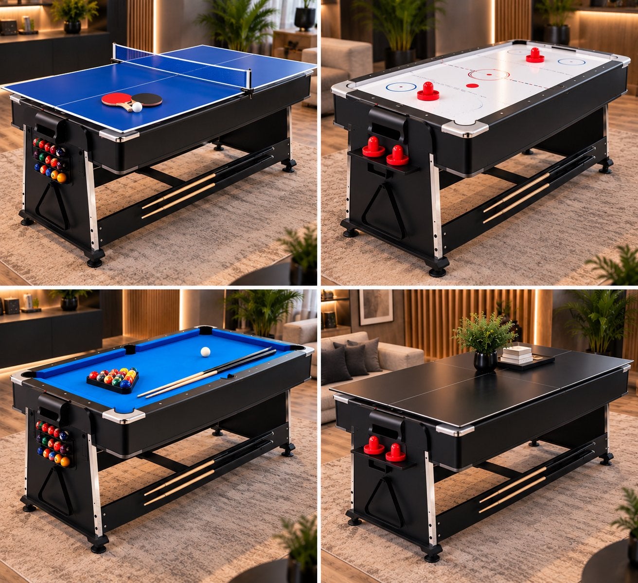 Table de jeu:billard, ping-pong, air hockey, table à manger, Enlèvement ou Envoi, Neuf, Table de billard