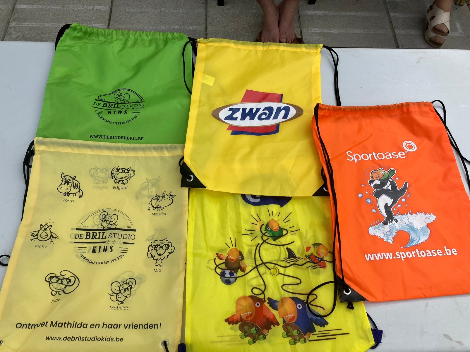 5 turnzakken / sportzak, Ophalen of Verzenden, Nieuw