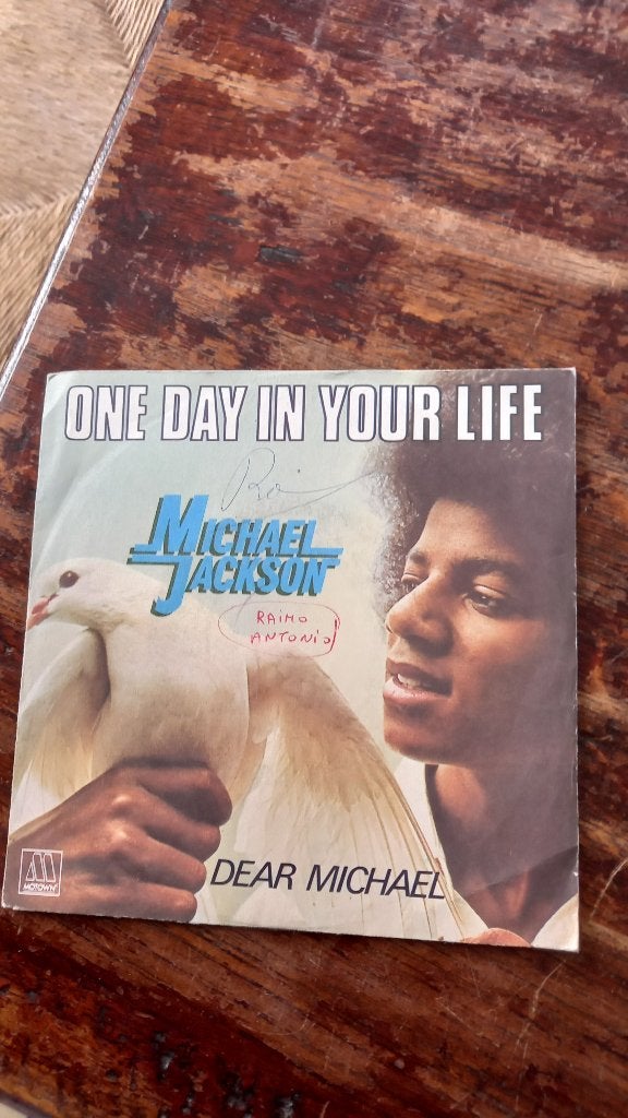 Vinyl (45t) Michael Jackson "one day in your life", Enlèvement, 1970 - 1979, Comme neuf