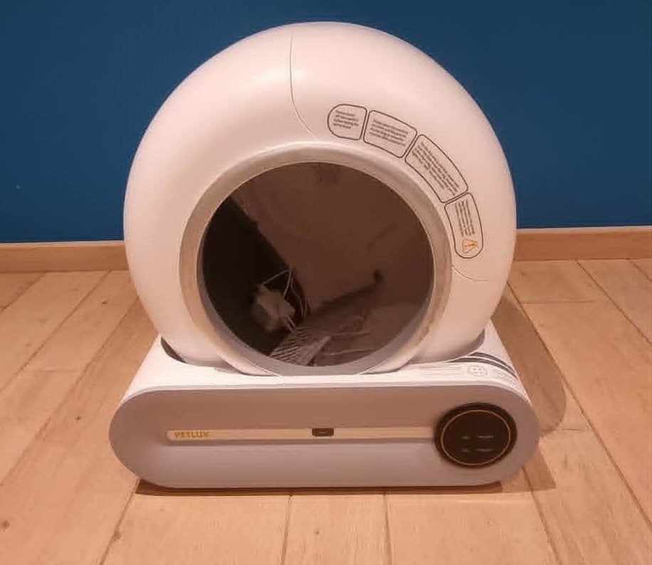 Automatische kattenbak, Dieren en Toebehoren, Ophalen, Zelfreinigend, Zo goed als nieuw, Gesloten