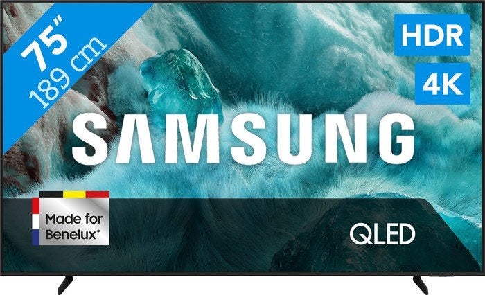 Samsung 75" QLED Q7F4 4K (2025) (winkelprijs 900€), Audio, Tv en Foto, Televisies, Ophalen, QLED, Samsung