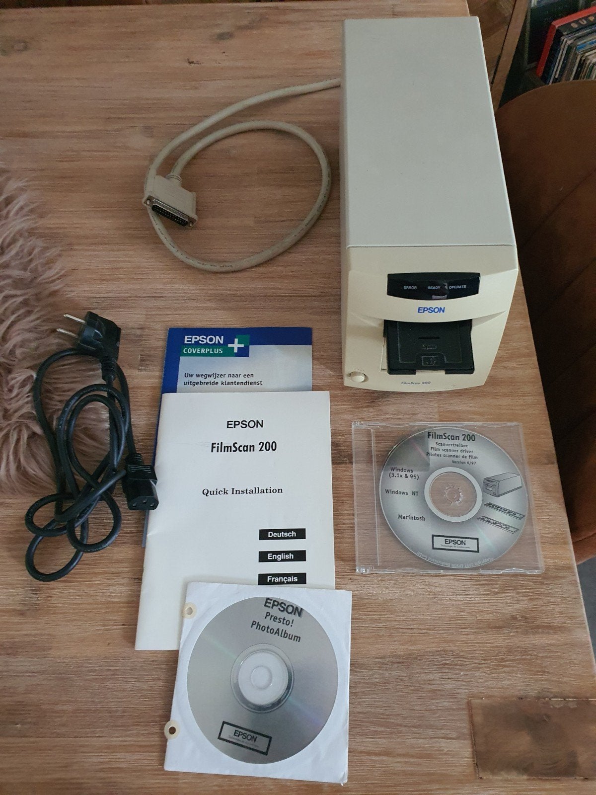 Epson  filmscan200 Vintage win95, Ophalen