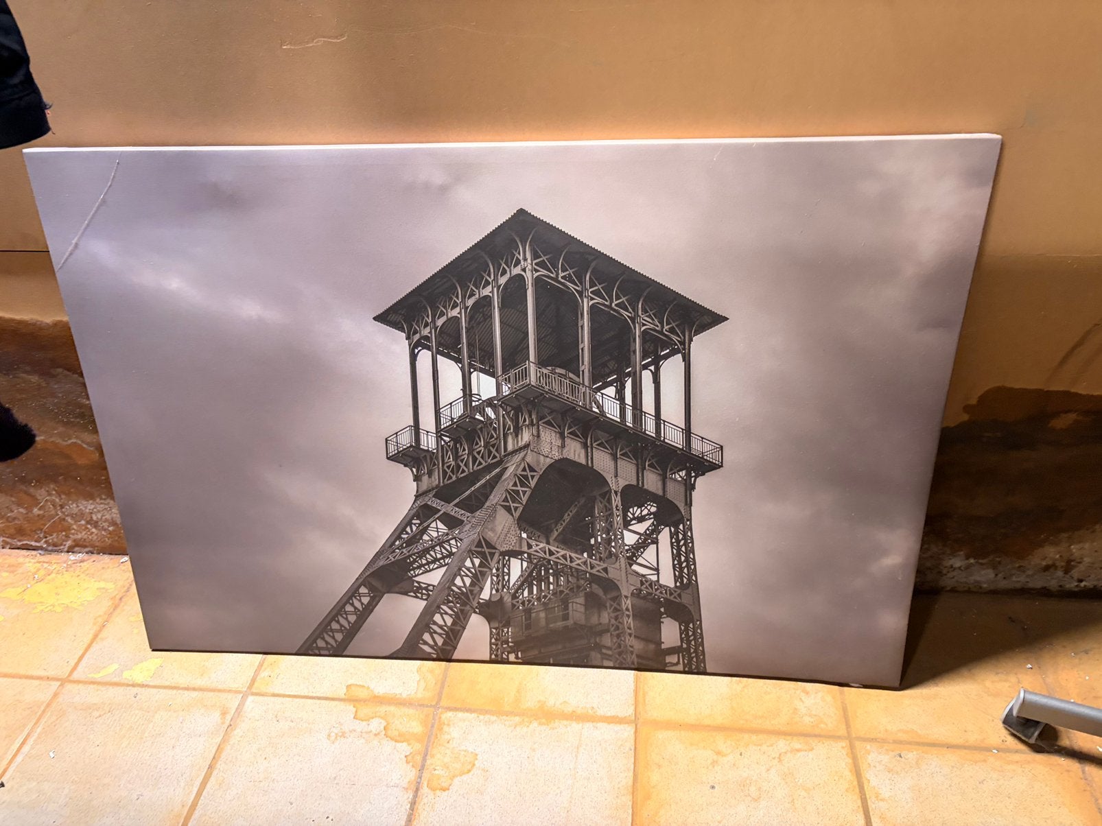 Print van mijnschacht, Antiquités & Art, Art | Dessins & Photographie, Enlèvement, Impression