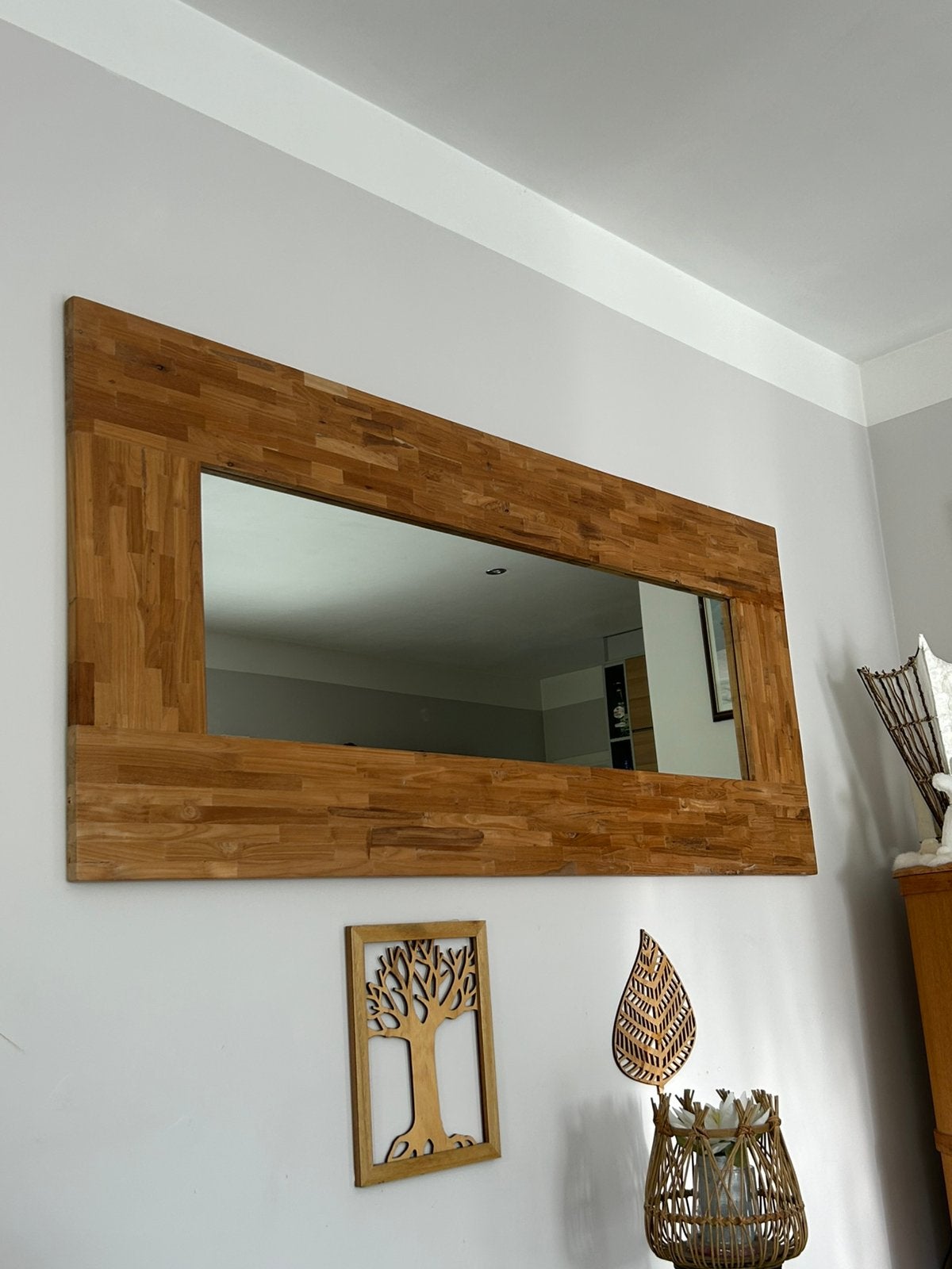 Miroir en teck, Enlèvement, Comme neuf
