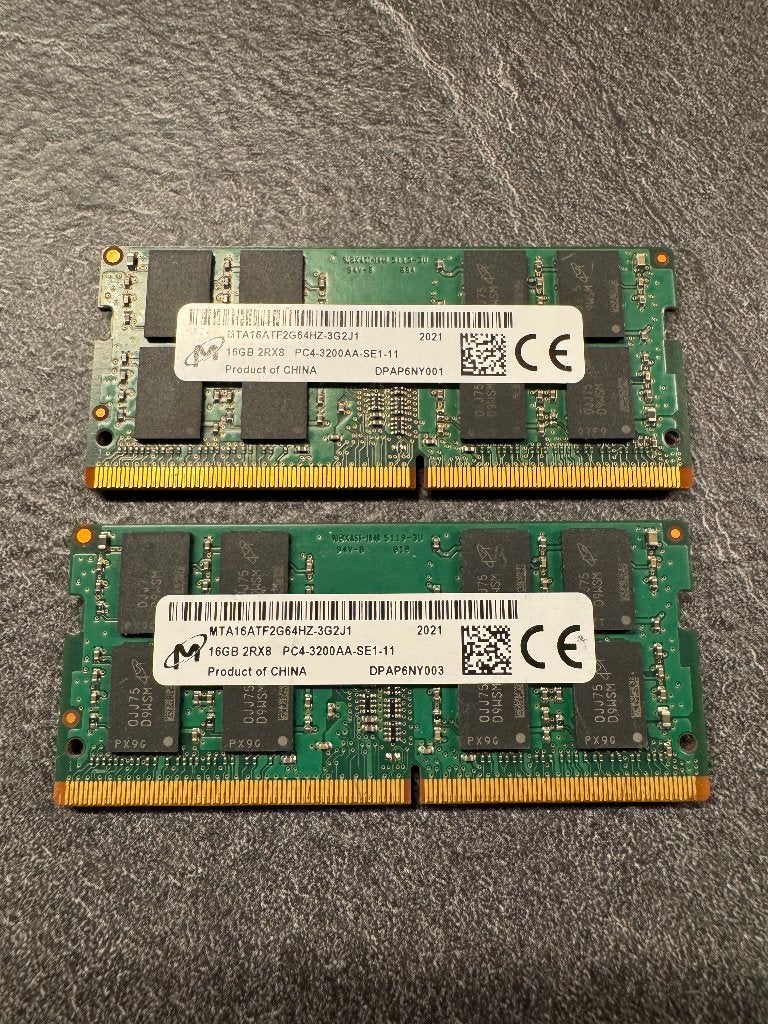 Kits de mémoire DDR4 (SODIMM et DIMM) - 8 Go, 16 Go et 32 Go, Enlèvement ou Envoi, Comme neuf, DDR4, Laptop