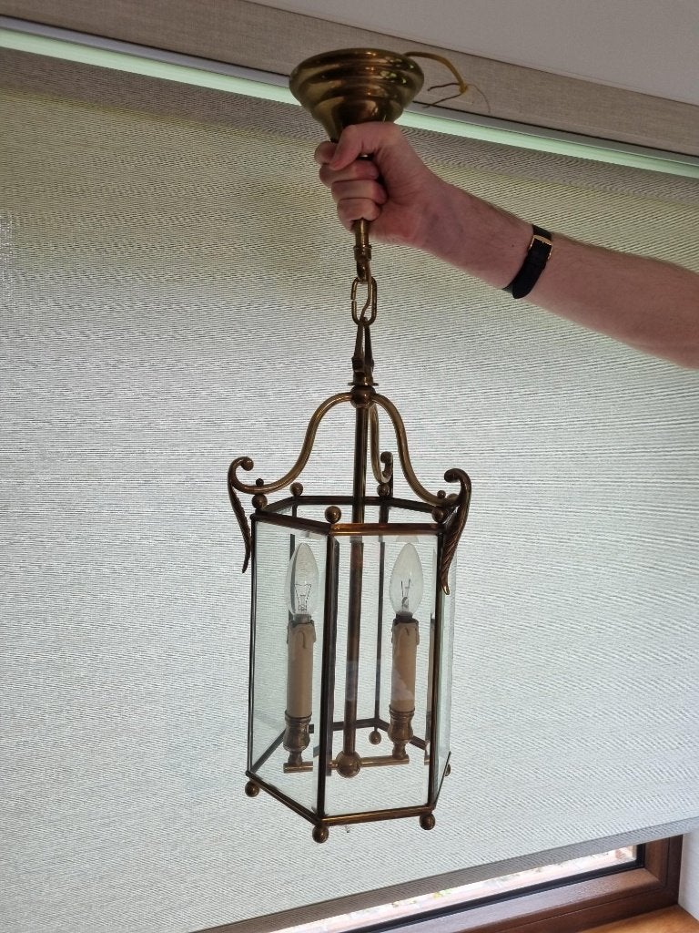 Verlichting in glas en koper, Antiek en Kunst, Ophalen