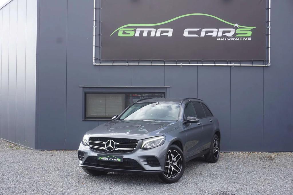 Mercedes-Benz GLC 250 4-Matic Automaat Benzine-Nav-Leder-Led, Cuir, Argent ou Gris, Achat, Entreprise