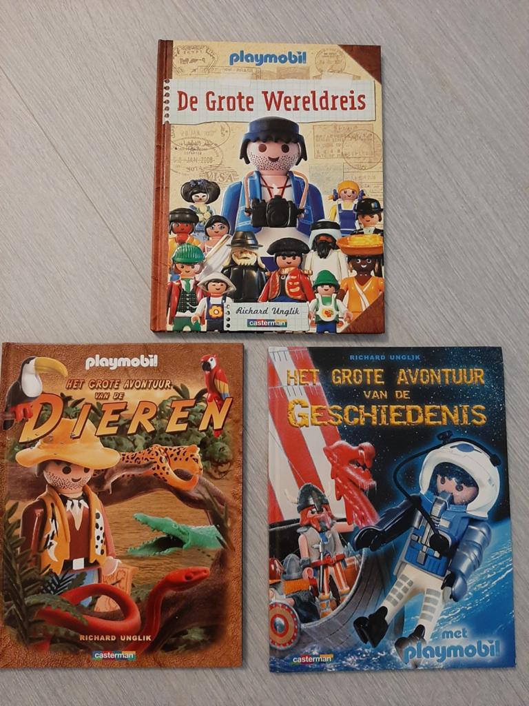 3 Leerboeken van Playmobil nieuw, Boeken, Meerdere stripboeken, Ophalen of Verzenden, Nieuw, Richard Unglik
