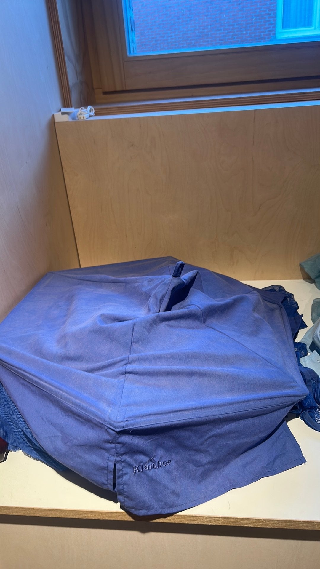 Twee Klamboes, Ophalen, Gebruikt, Ophangbaar, Blauw