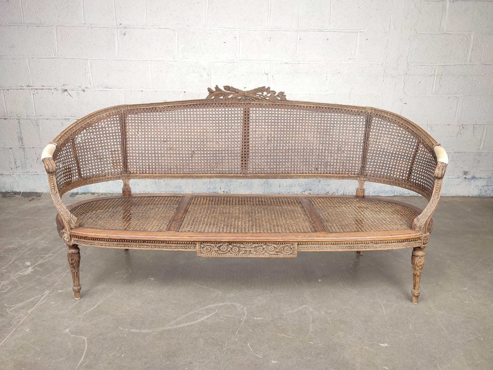 Prachtige grote Louis XVI bank, Antiek en Kunst, Ophalen