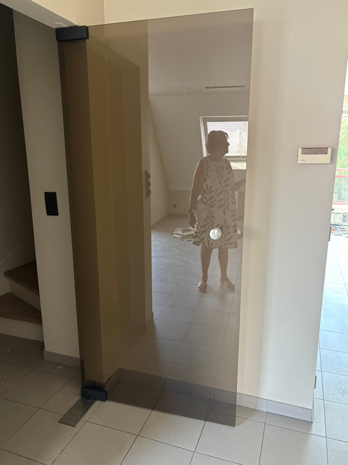 Glazen draaideur, Doe-het-zelf en Bouw, Ophalen, Gebruikt