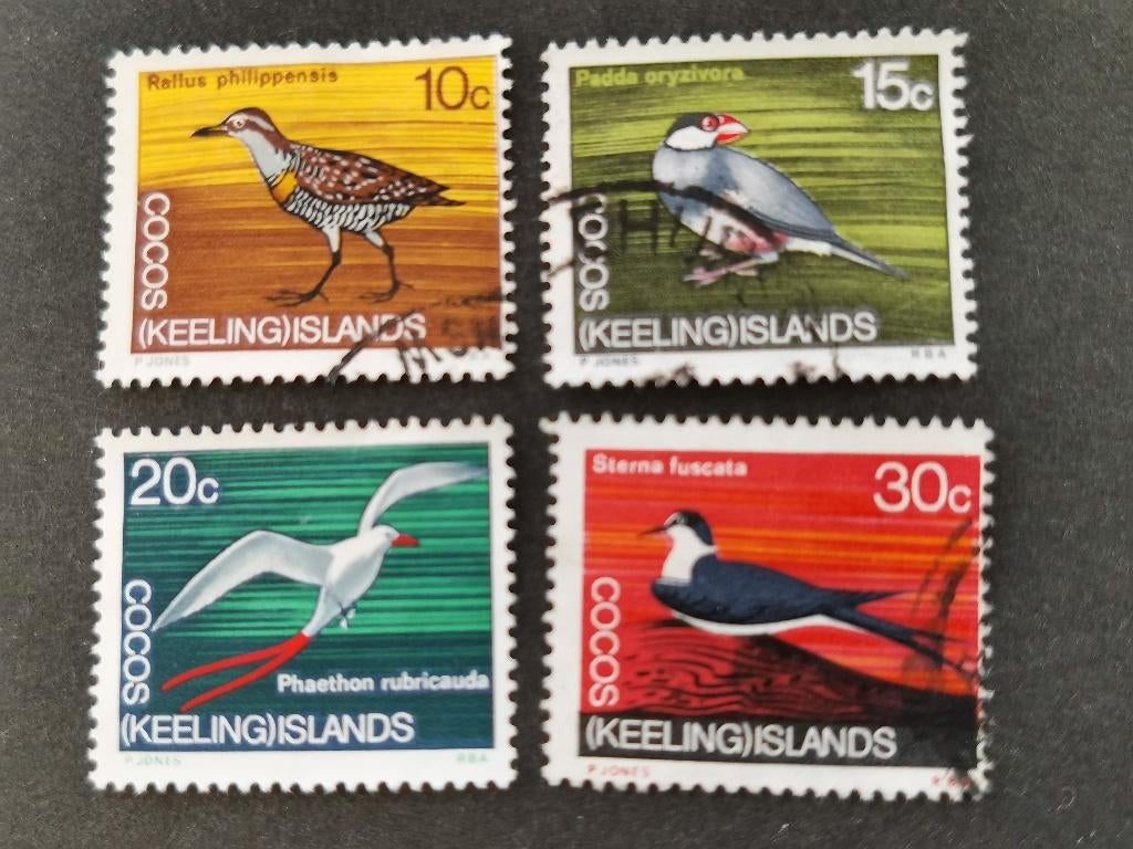 Îles Cocos Keeling 1969 - oiseaux, Envoi, Affranchi