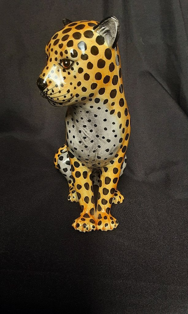 Vintage keramiek Leopard jaren 70, Ophalen
