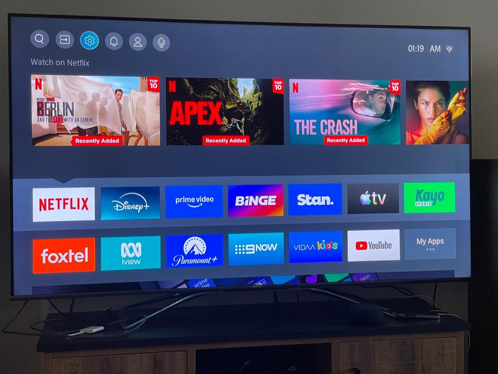 Hisense 75Q8 75″ 4K QULED Smart TV 75Q8 televisie, Enlèvement, Utilisé, Smart TV
