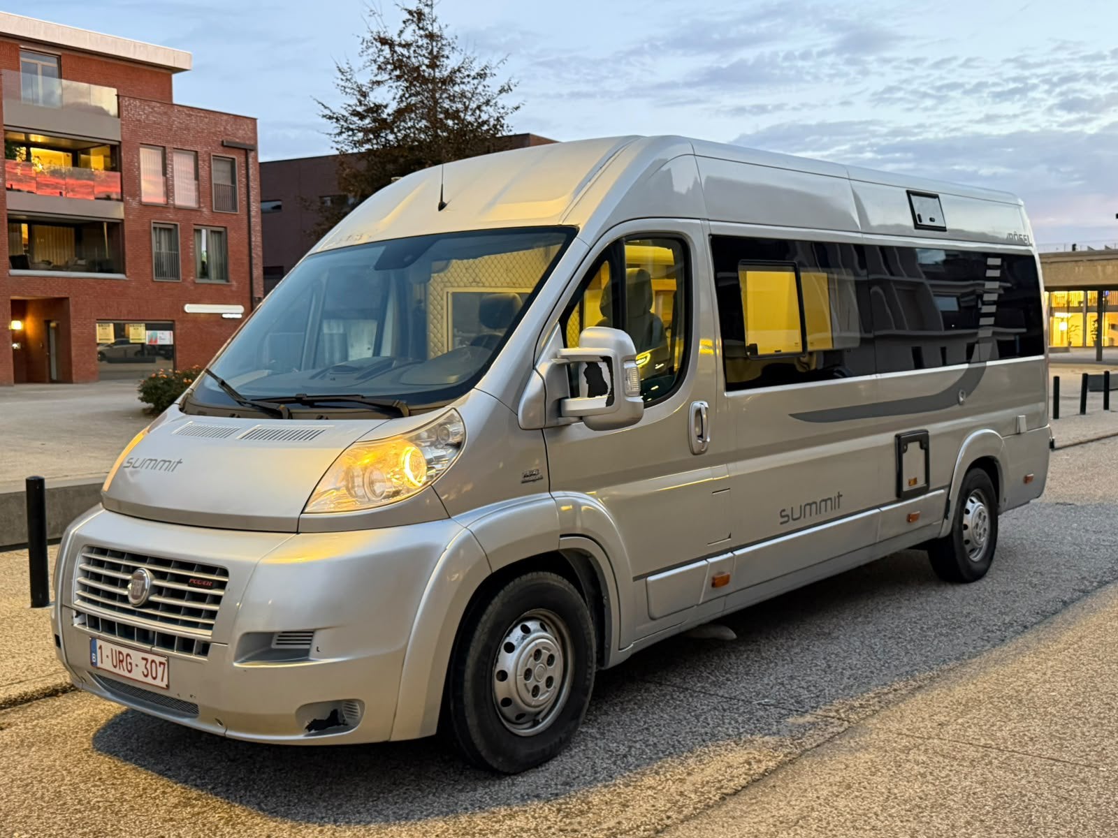 Fiat ducato mobilhome 3.0 163.000km 21.000€ gekeurd voor vv, Autos, Achat, Entreprise, Boîte manuelle, 5 portes