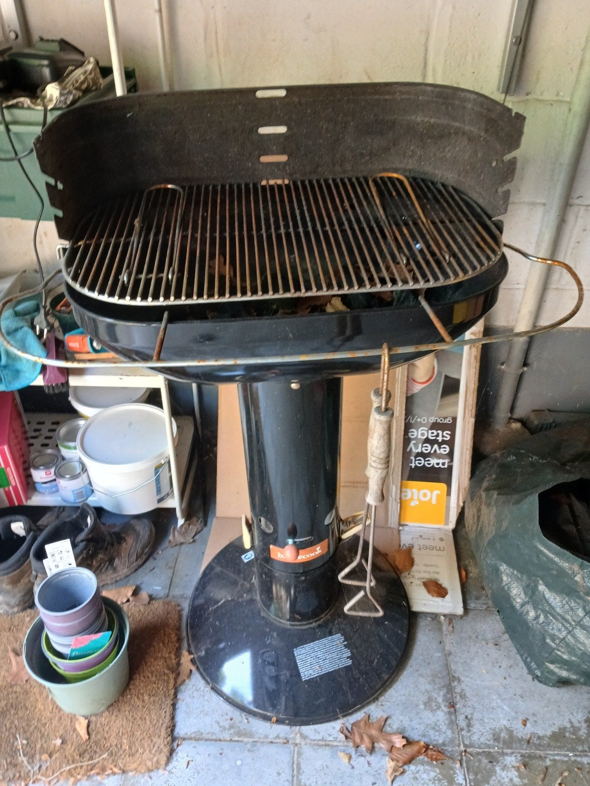 Grote Barbecook barbecue, Ophalen