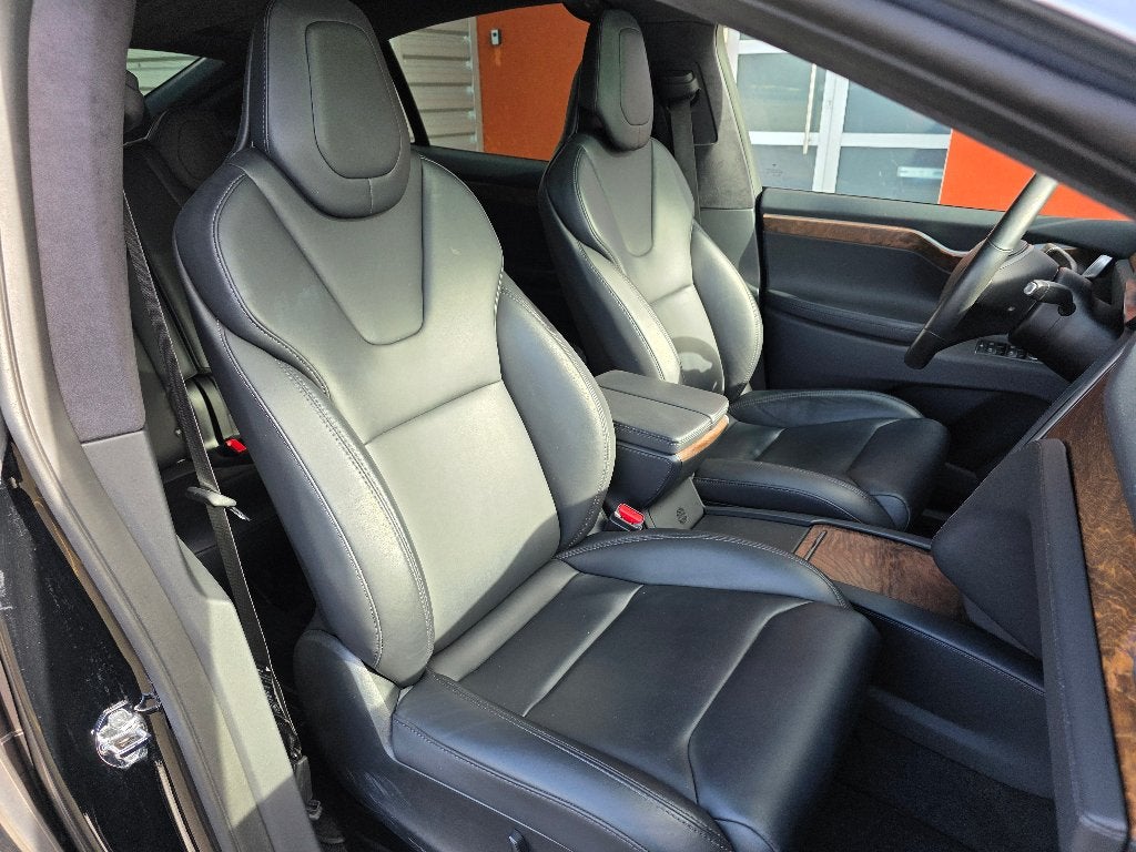 Tesla Model x - 100 D - 7 zitplaatsen, Auto's, Tesla, Automaat, Zwart, Parkeersensor, Leder