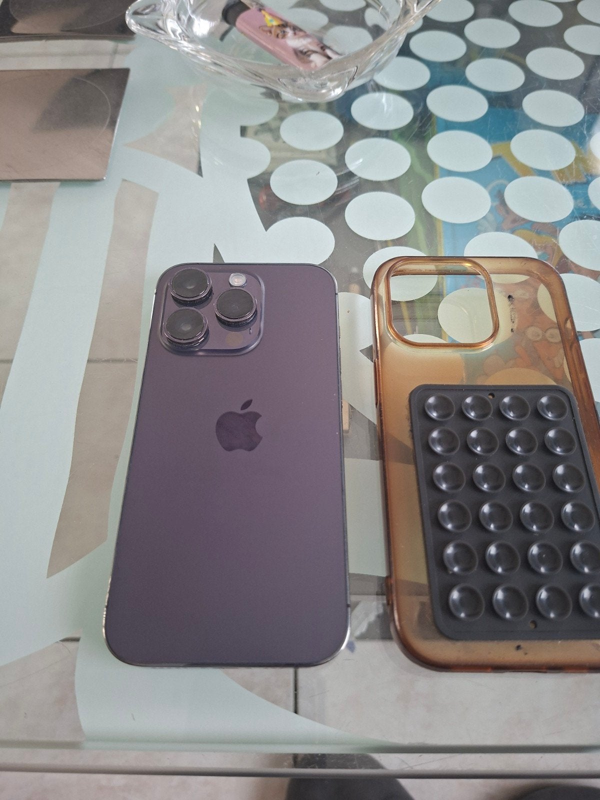 iPhone 14 pro, Télécoms, Téléphonie mobile | Apple iPhone, Enlèvement, Utilisé, Violet, 95 %