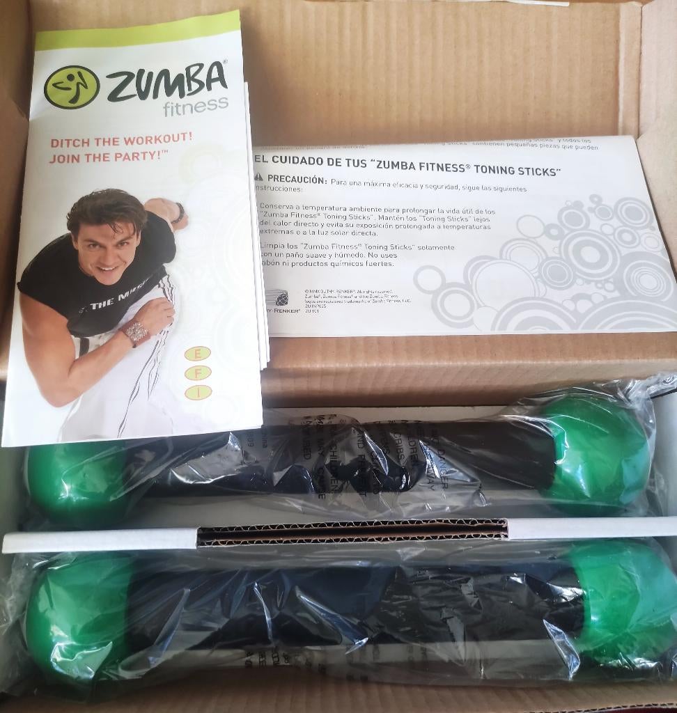 NIEUW Zumba Toning Sticks fitnessgewichten, Sport en Fitness, Ophalen, Nieuw, Benen, Dumbbell
