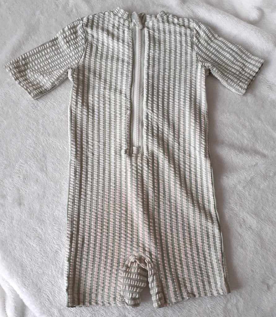 Baby pakje UV zwempak groen wit H&M 86-92, Kinderen en Baby's, Badpak, Nieuw, Ophalen of Verzenden, Maat 86