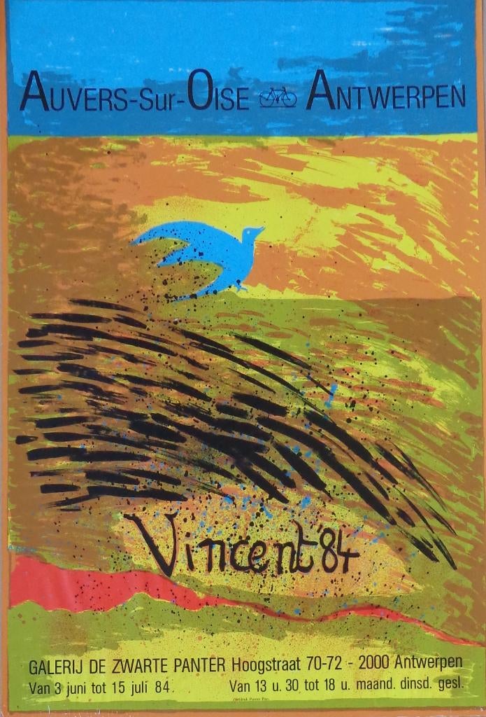 ANDRE GOEZU / AFFICHE / KLEURZEEFDRUK / 90x60cm / PANTER, Enlèvement ou Envoi