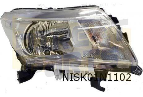 Nissan Navara koplamp Rechts (halogeen) Origineel!  260104KJ, Auto-onderdelen, -, Verzenden, -, Nieuw