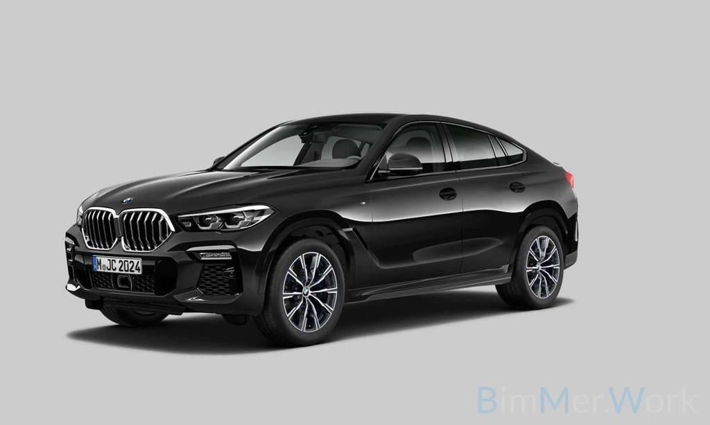 BMW X6 X6 3.0 DAS XDRIVE30 M PACK * TREKHAAK / ICONIC GLOW /, Automaat, Gebruikt, Bi-Xenon koplampen, Zwart