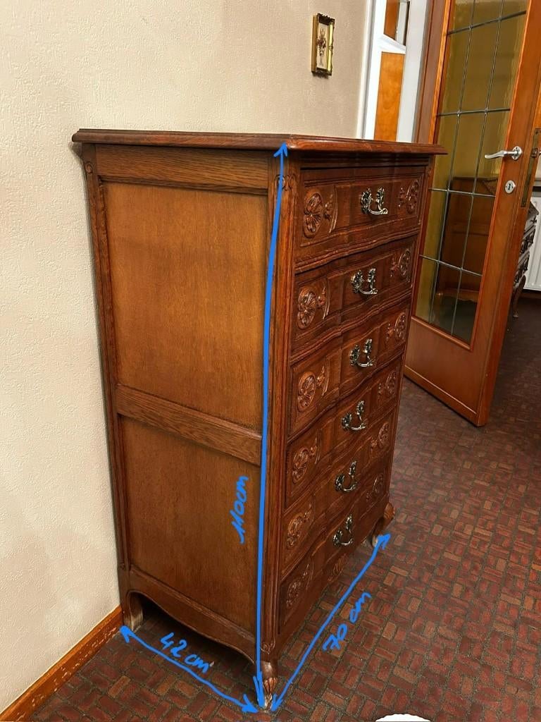 Buffet vintage, 25 à 50 cm, Vintage, Comme neuf, Enlèvement