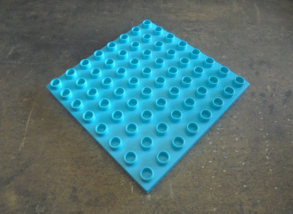 Lego Duplo Baseplate 8x8 (zie foto's), Ophalen of Verzenden, Gebruikt, Losse stenen, Duplo