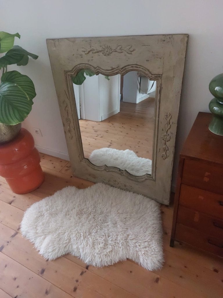 Spiegel in mooie kader (hout), Enlèvement