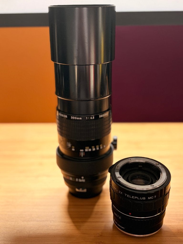 Objectif Nikon Nikkor 300mm F4.5 - Sony E, Ophalen, Gebruikt, Nikon, Telelens
