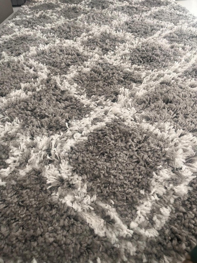 Tapijt, Huis en Inrichting, Stoffering | Tapijten en Vloerkleden, 50 tot 100 cm, Wit, Zo goed als nieuw, Rechthoekig