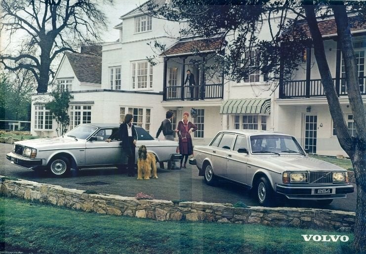 Volvo Poster 262C bertone  264 GLE voor landhuis reproductie, Enlèvement ou Envoi, Neuf