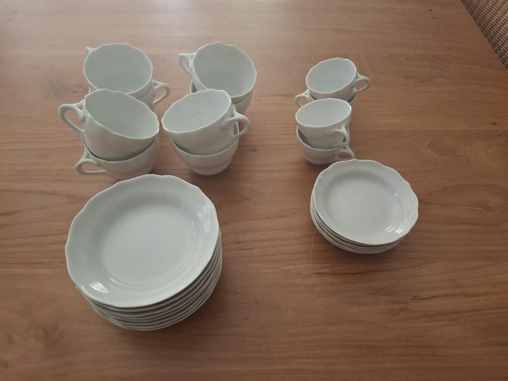 koffie-en espressotassen met schoteltje, Antiek en Kunst, Ophalen