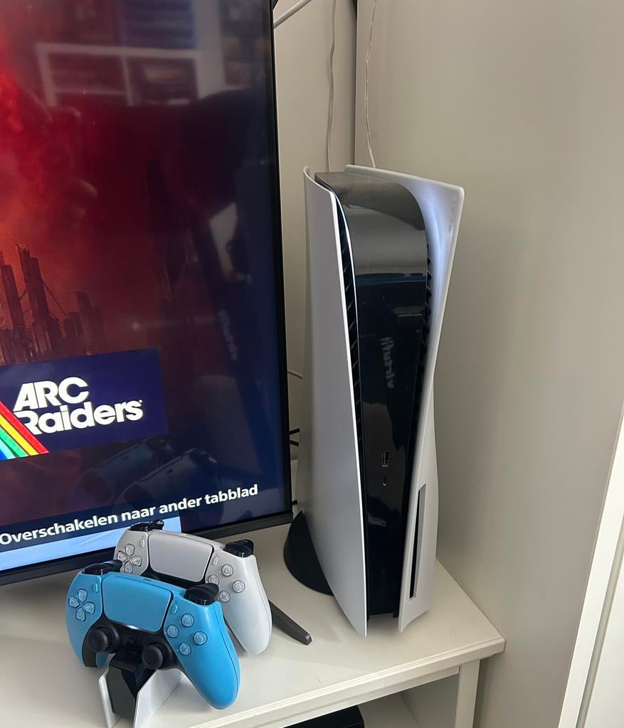 PS5 Disc + 55 inch 4K tv 144hz, Enlèvement, Comme neuf, Playstation 5
