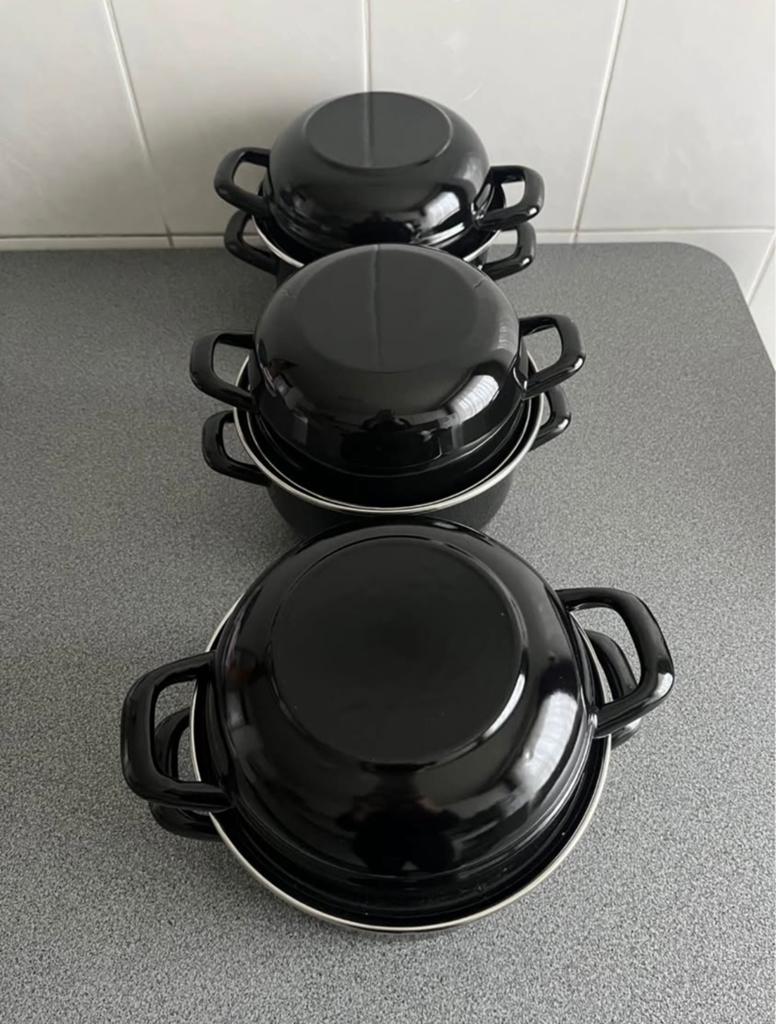 3 x mosselpot, Ophalen of Verzenden