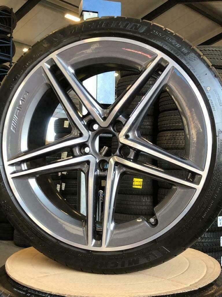 Mercedes benz a45 a45s cla45 cla45s w177 19 inch Amg velgen, Auto-onderdelen, Banden en Velgen, 255 mm, -, -, Banden en Velgen