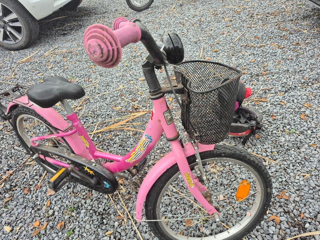 Meisjes fiets 16-18 inch, Enlèvement, Utilisé, 18 pouces