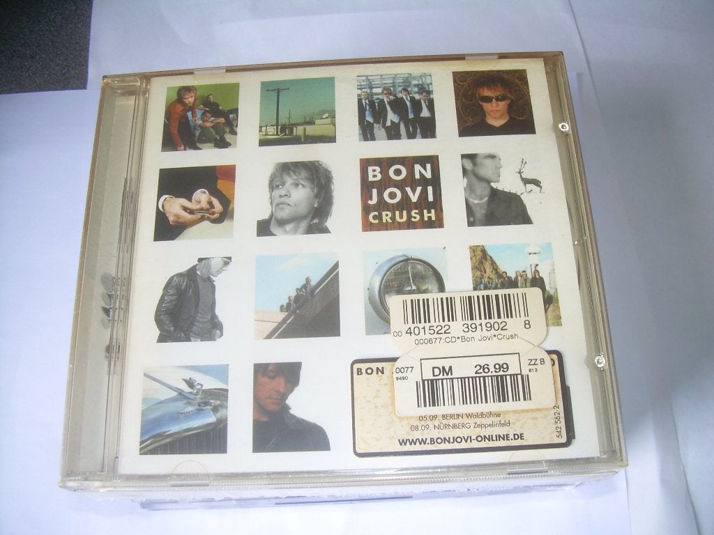CD - BON JOVI - CRUSH, CD & DVD, CD | Pop, Comprend un boîtier, Enlèvement ou Envoi, Pop, Comme neuf