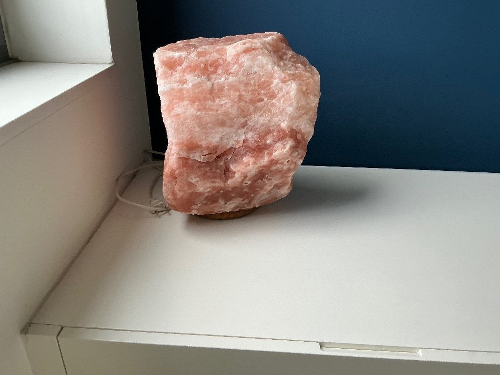 Zoutsteen, Hout, Meerkleurig, 35 cm, Zo goed als nieuw