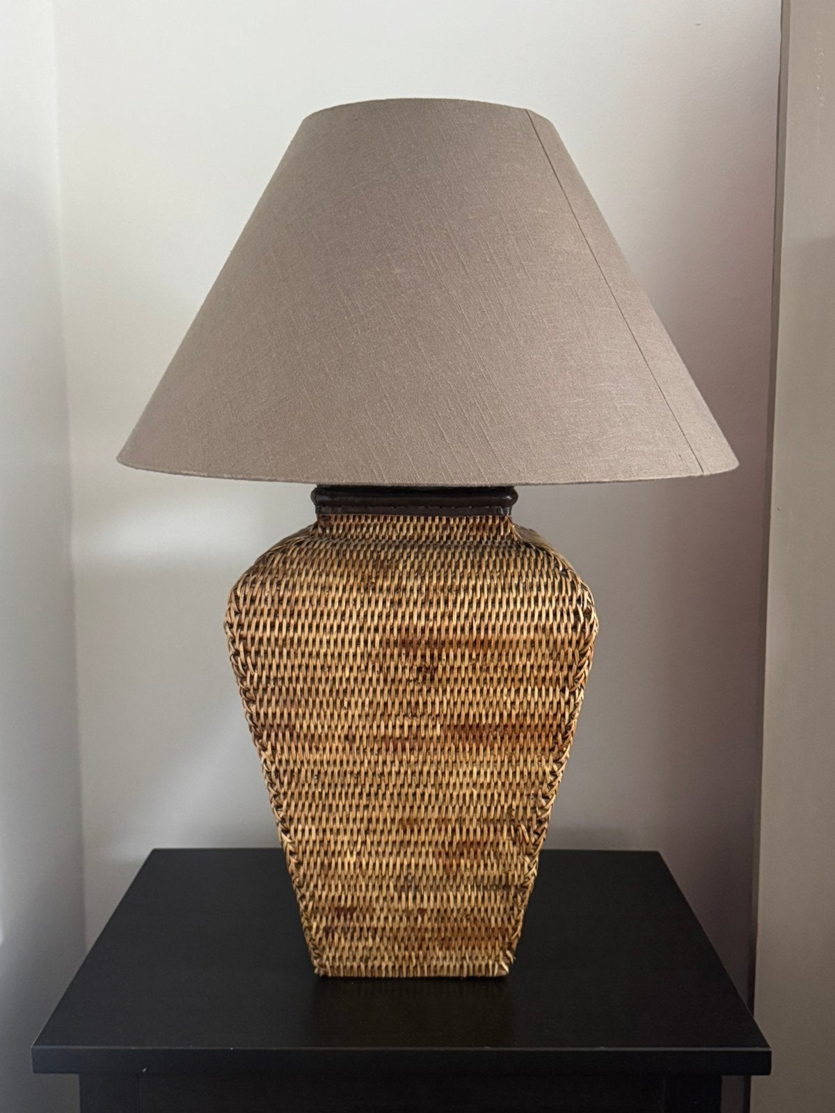 Lampes en osier (2 pièces), Enlèvement, Comme neuf