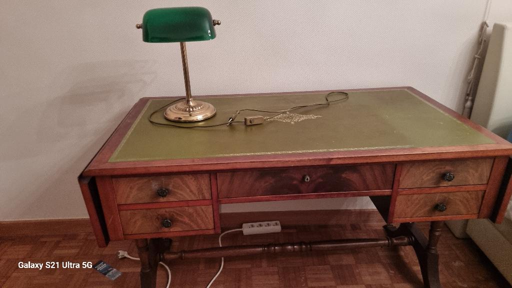 Bureau rétro, Enlèvement, Avec tiroirs, Utilisé, Bois