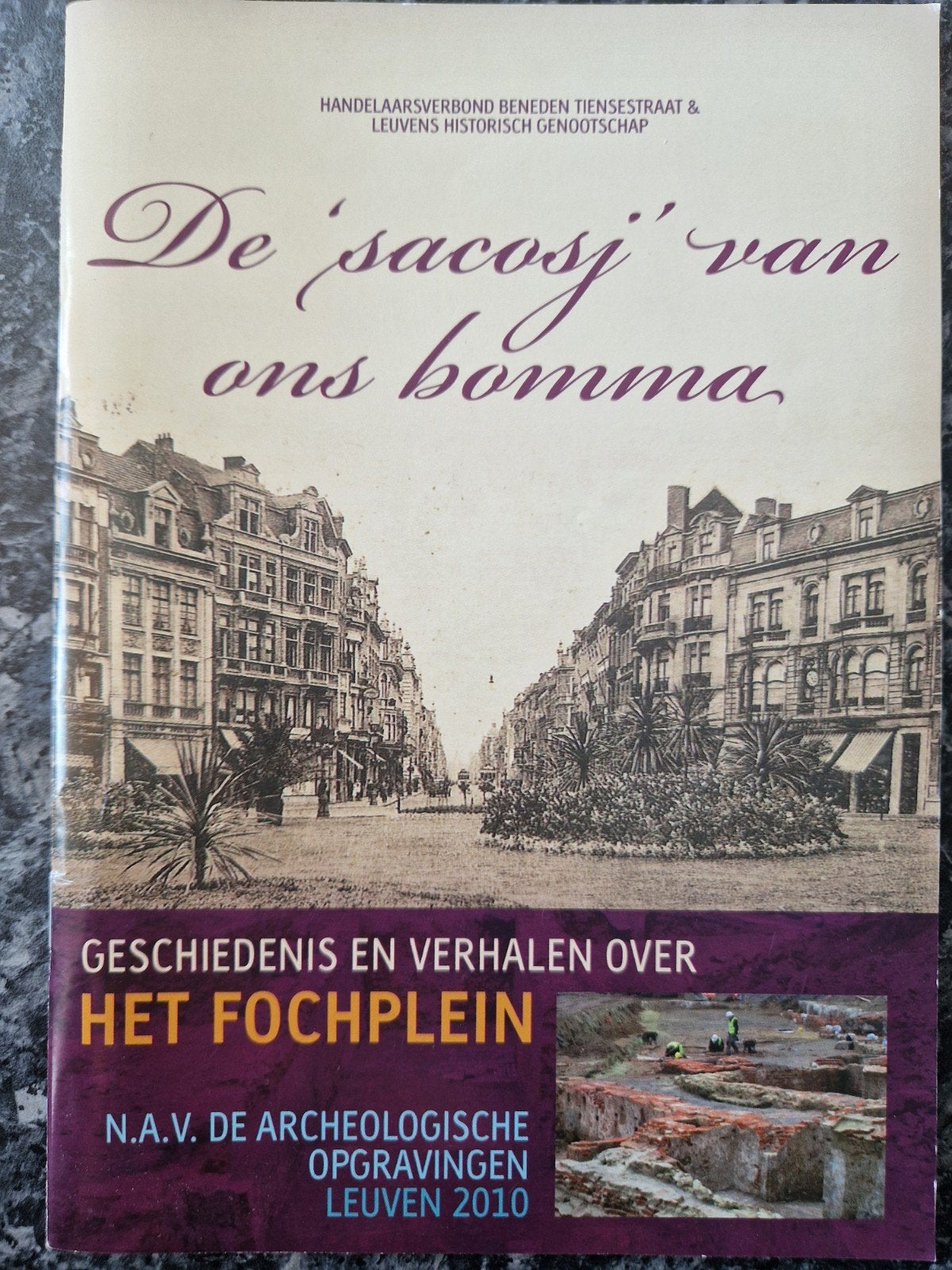 De sacosj van ons bomma, geschiedenis van Leuven, Ophalen of Verzenden
