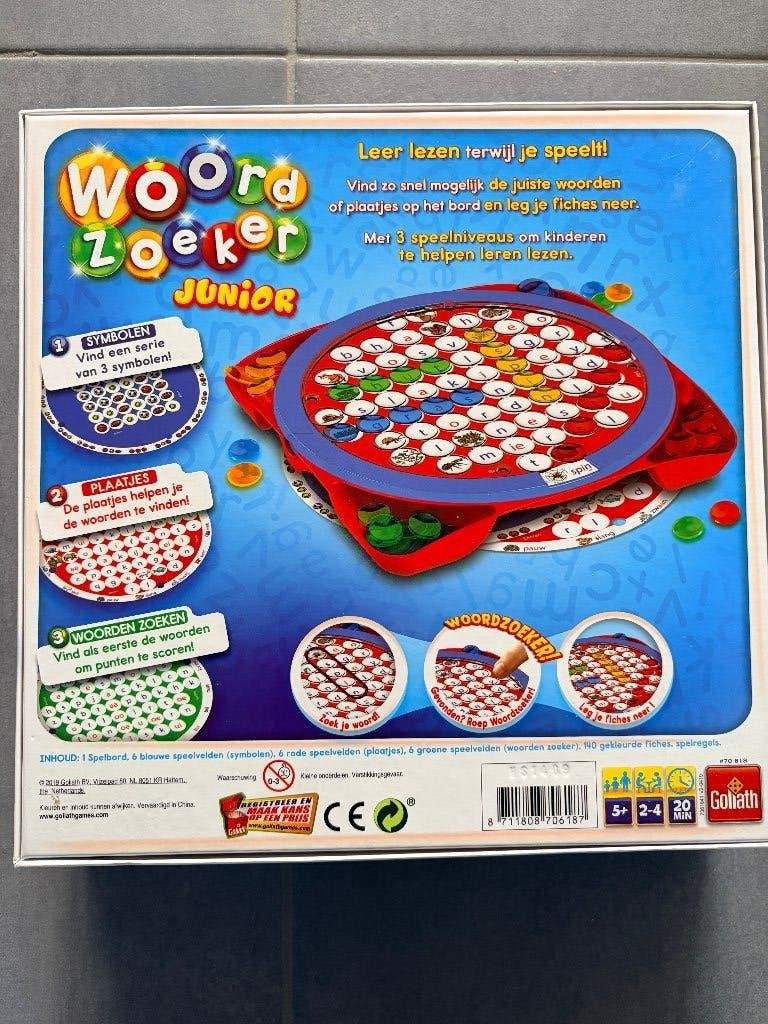 meerdere gezelschapspelen kinderen (1-3 euro), Hobby en Vrije tijd, Een of twee spelers, Ophalen, Gebruikt, Jumbo