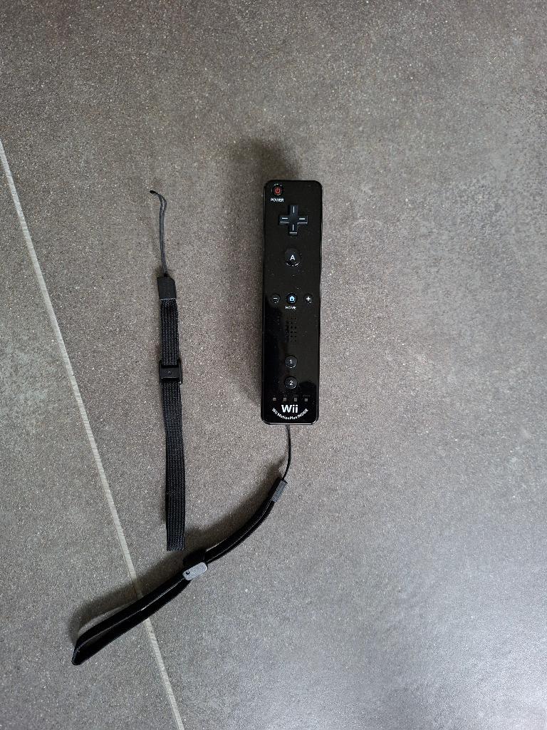 Nintendo Wiimote controller (zwart), Games en Spelcomputers, Ophalen, Zo goed als nieuw, Draadloos, Wii-mote of Nunchuck