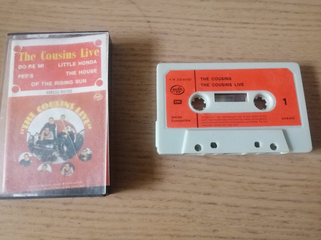 Cassette k7 audio the cousins live 232-60703, Cd's en Dvd's, Cassettebandjes, Ophalen of Verzenden