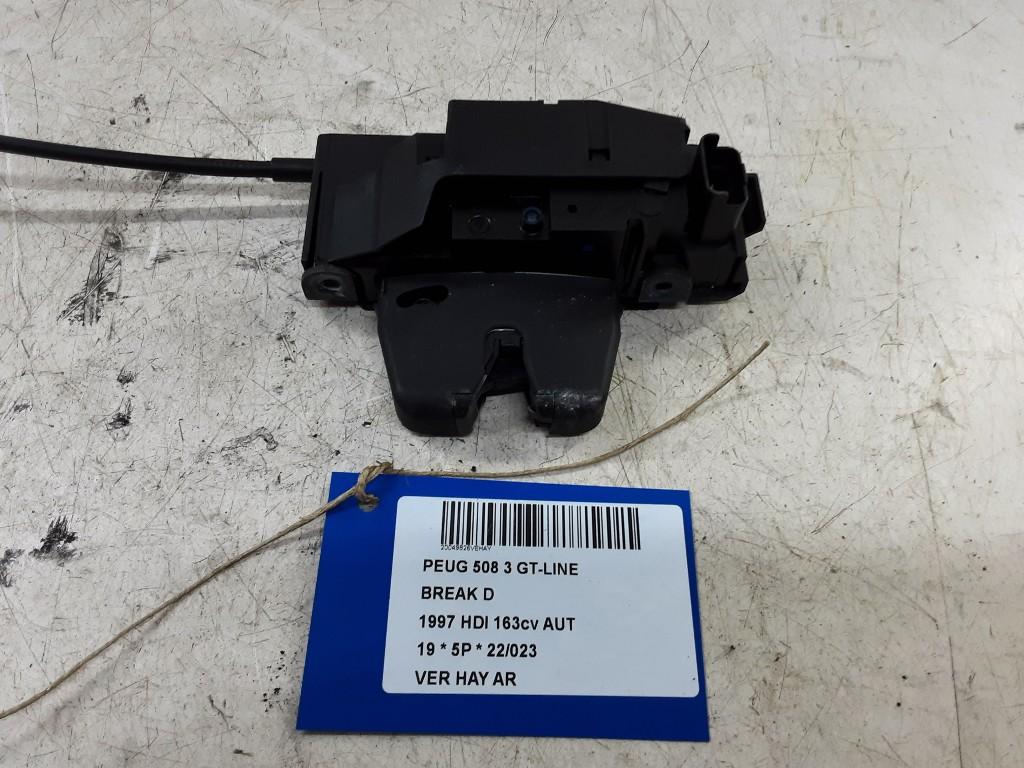 SERRURE COFFRE 508 SW (F4 / FC / FJ / FR) (9687148480), Utilisé, Peugeot, Haillon arrière